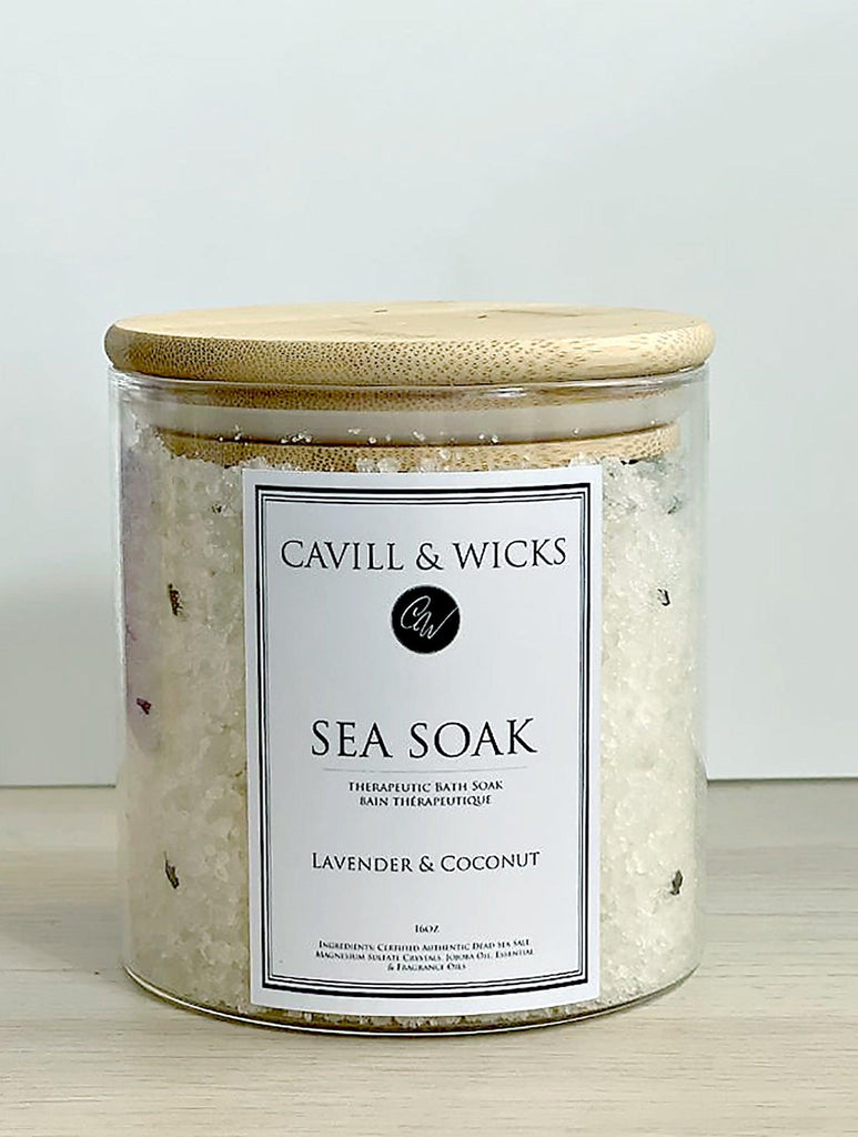 LAVENDER & COCONUT SEA SOAK - Cavill & Wicks 